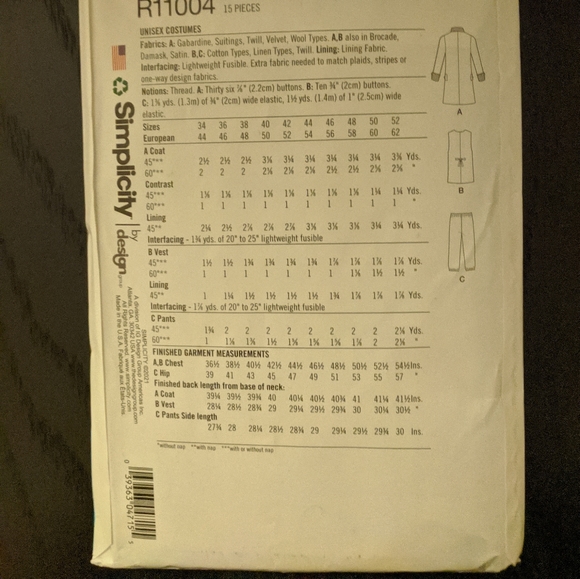 Costume Pattern - Picture 2 of 2